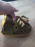 GUCIO zielone sznurowane buty dziecięce r. 28