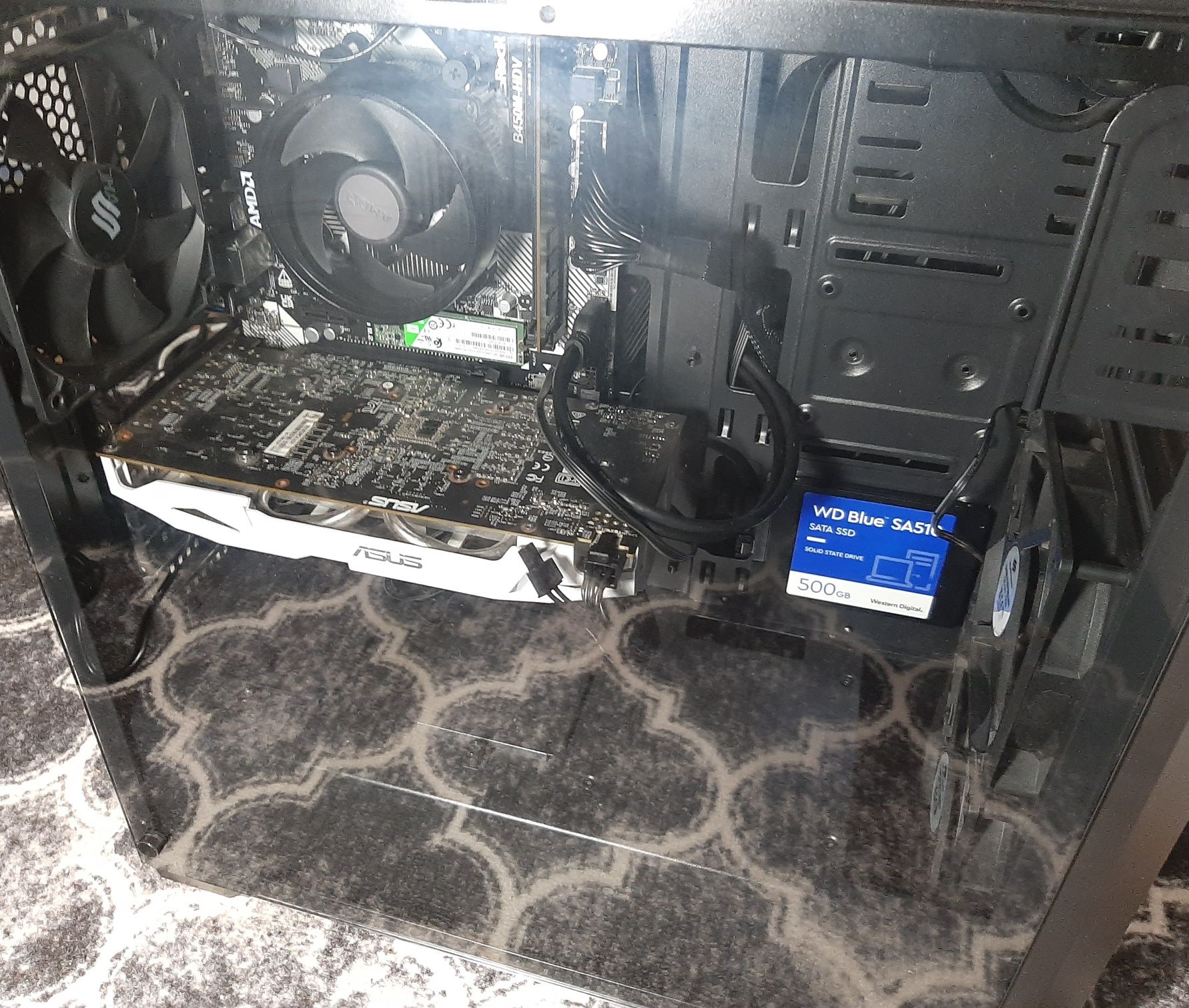 Komputer Gaming, Ryzen 5 2600, gtx 1060, 16gb ram, 240gb ssd