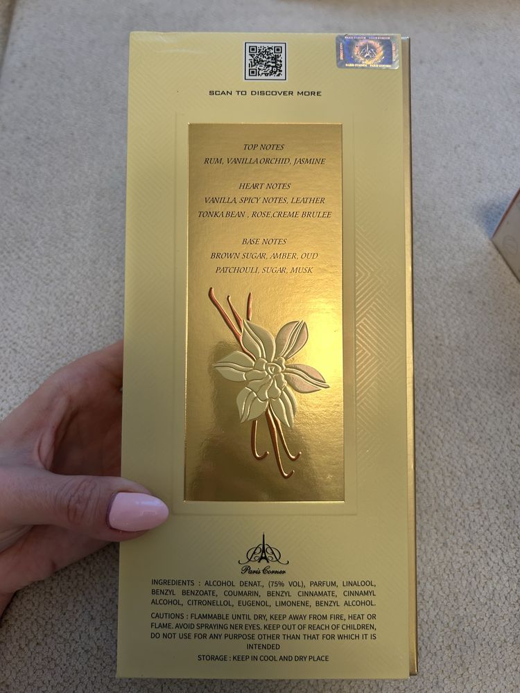Paris corner nowe perfumy december vanilla 85ml edp