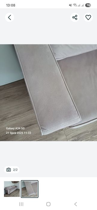 Sofa z funkcją spania BRW