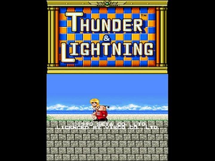 jOGO Thunder and Lightning Arcade ano 1991