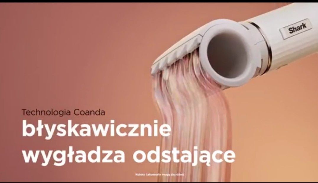 Shark SpeedStyle Suszarka do włosów i końcówka RapidGloss