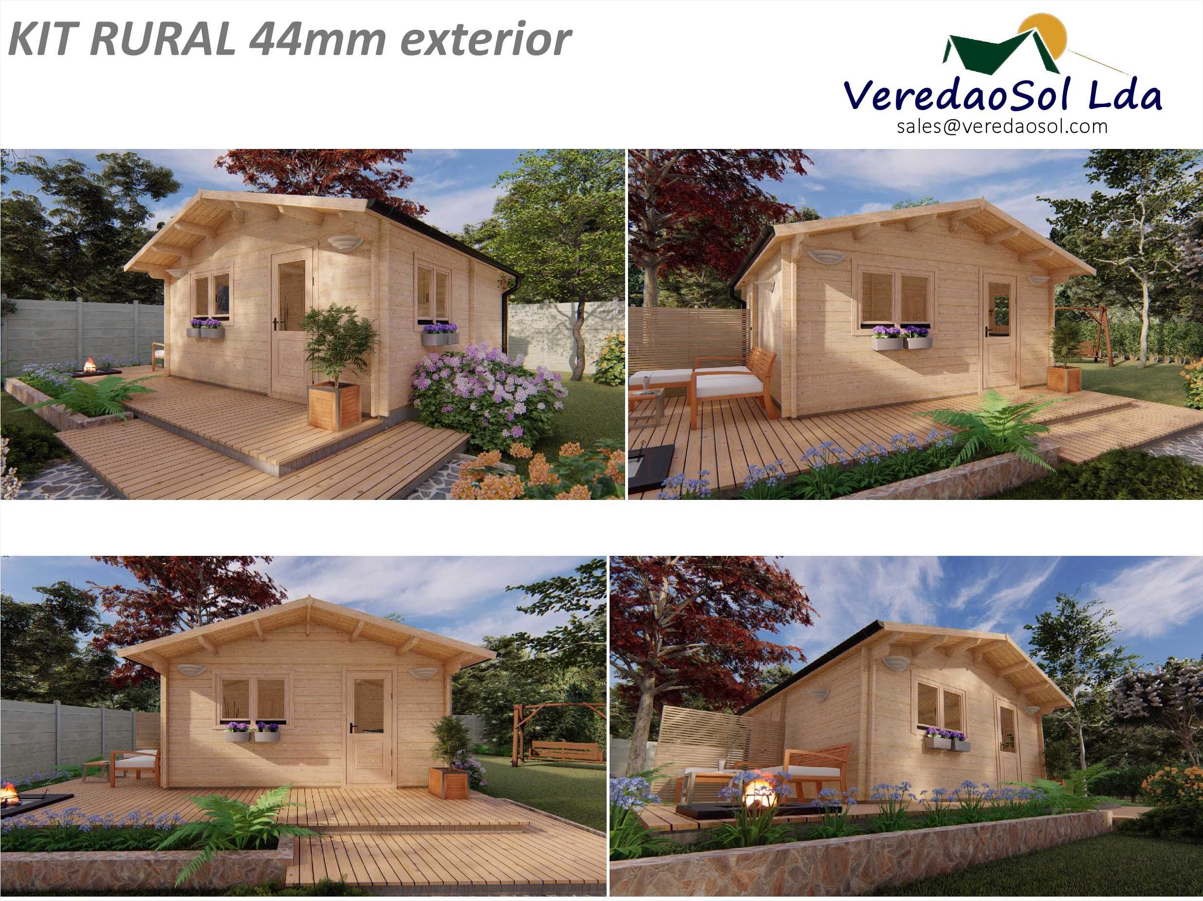 Casa Madeira RURAL coberta 32.5 m² T1 Ideal p. actividades de turismo