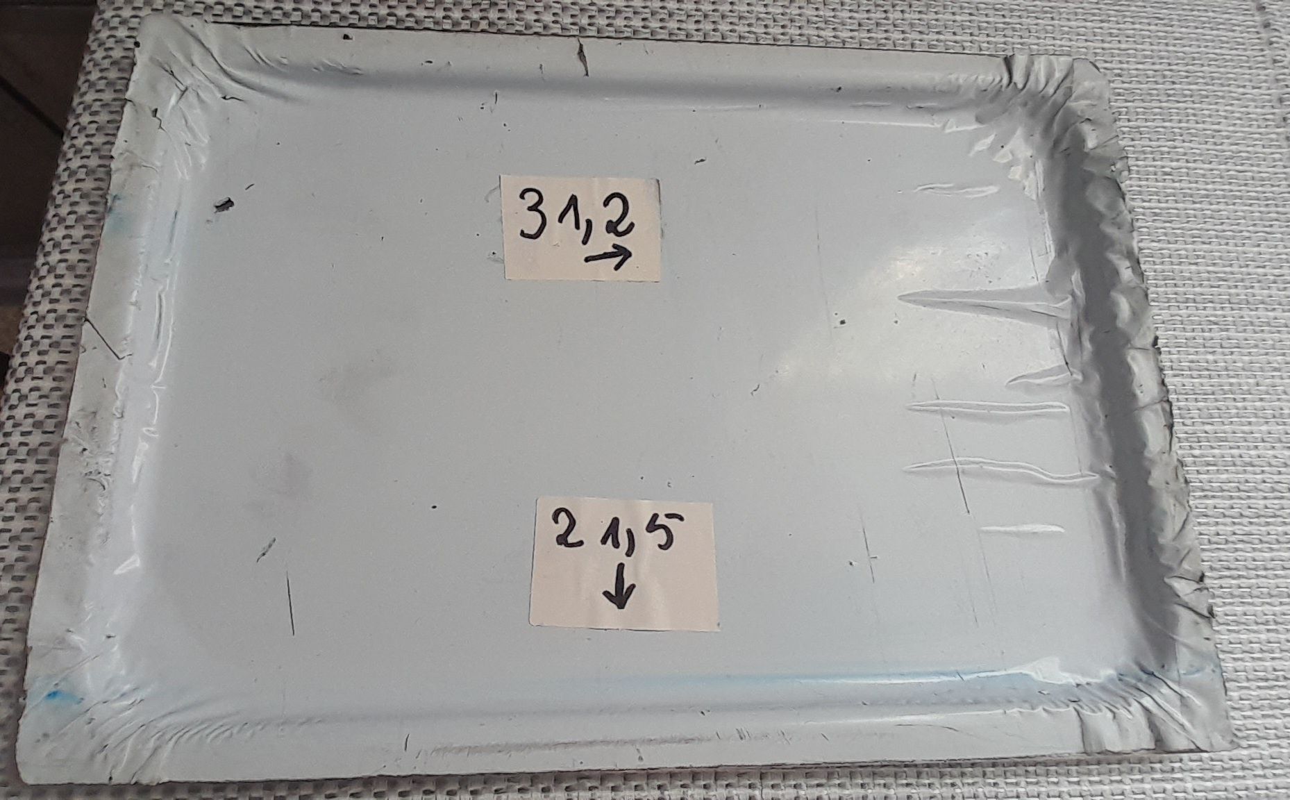 Tabuleiros em inox nacional novos