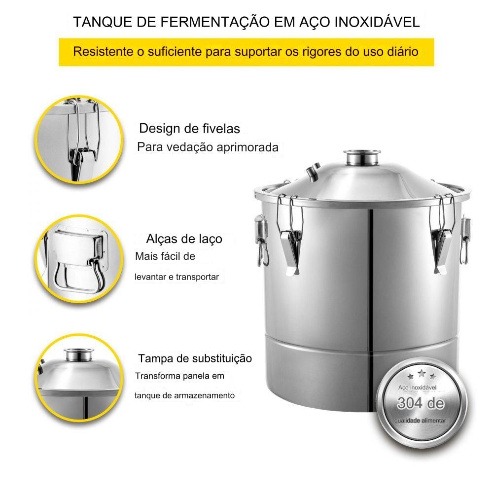 Destilador de Álcool (20L, 5.3 Galões)