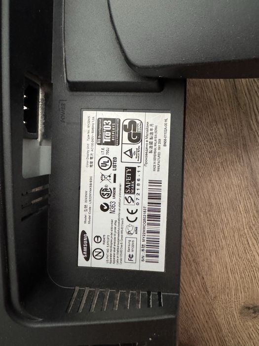 Монітор самсунг 2243nw samsung