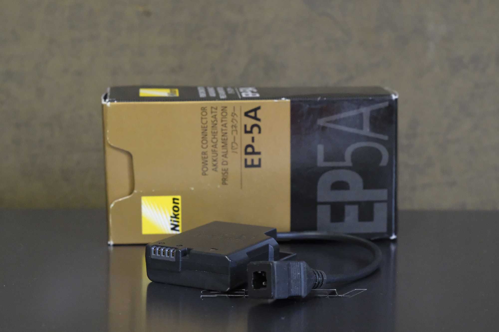 NIKON EP-5A power connector + NIKON EH-5A ac adapter netzadapter