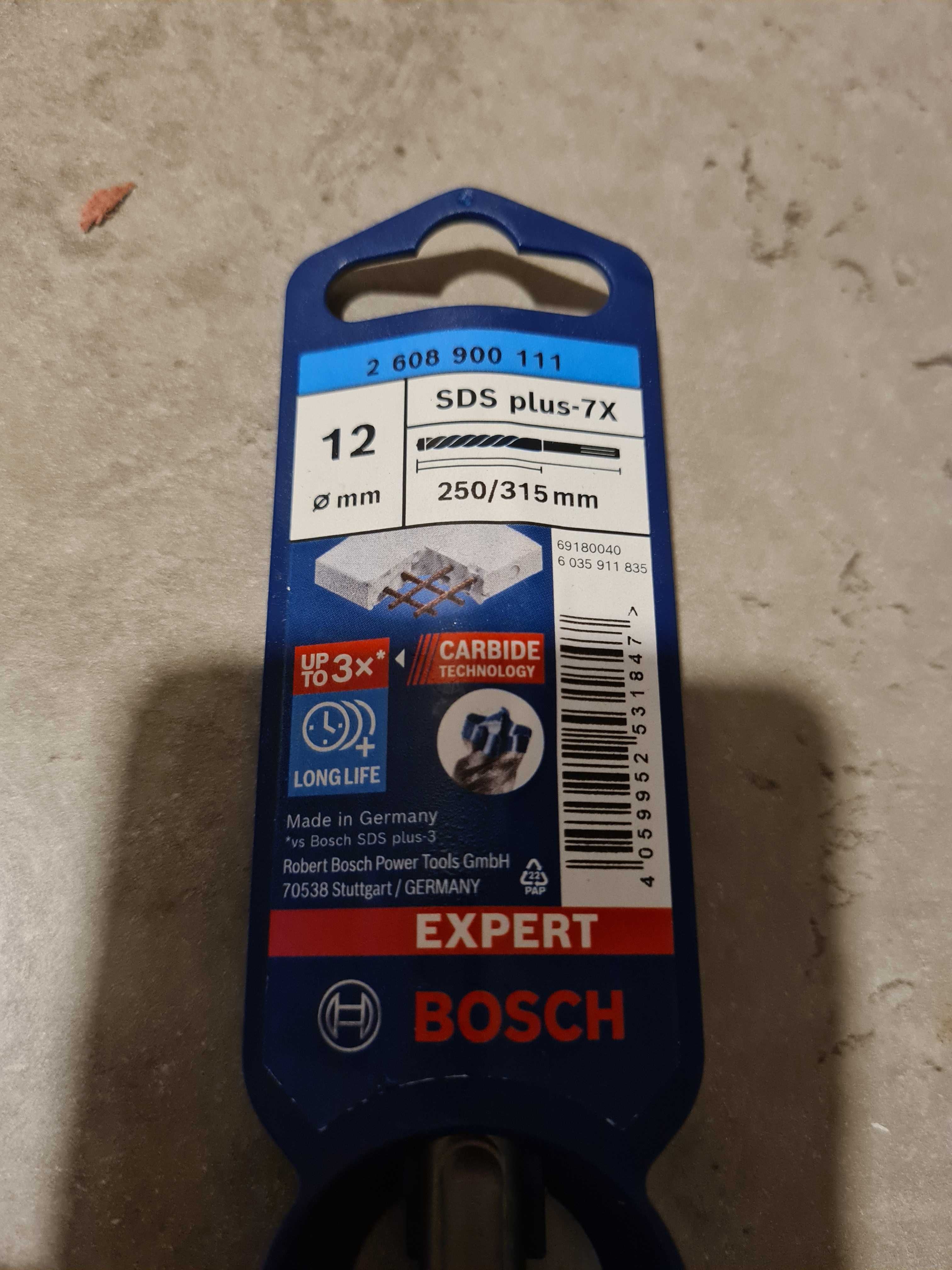 6Wiertło udarowe Bosch Expert SDS-Plus 12x315 mm