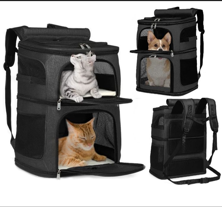 Dwupoziomowy plecak transporter 2w1