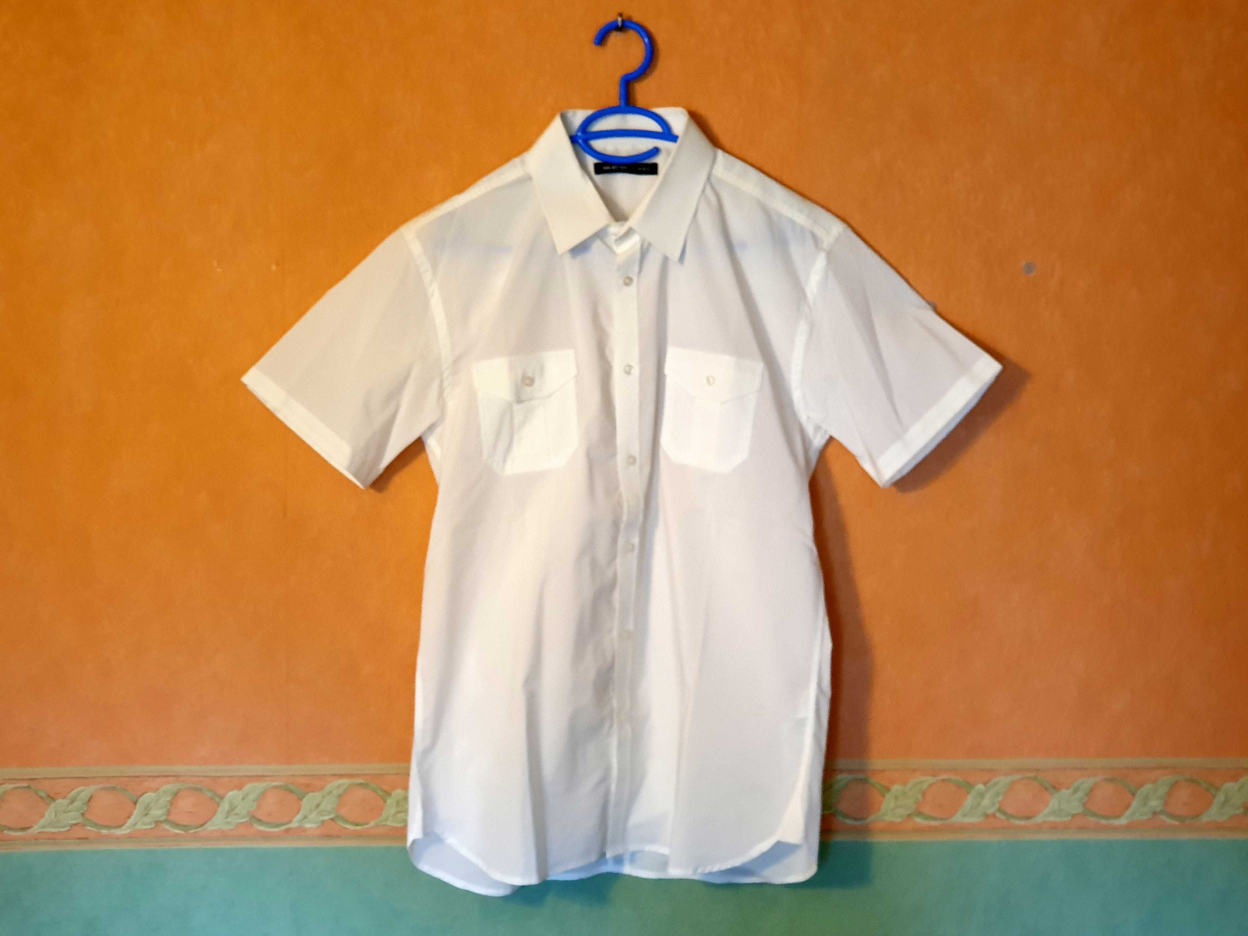 Koszula męska - krótki rękaw - Selected - homme - size L - 42