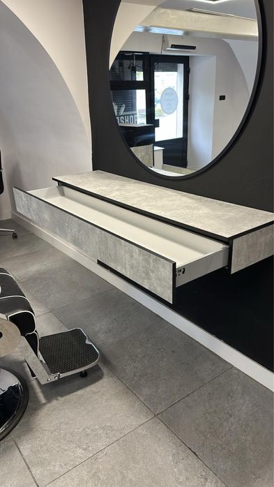 Szafka wisząca szara