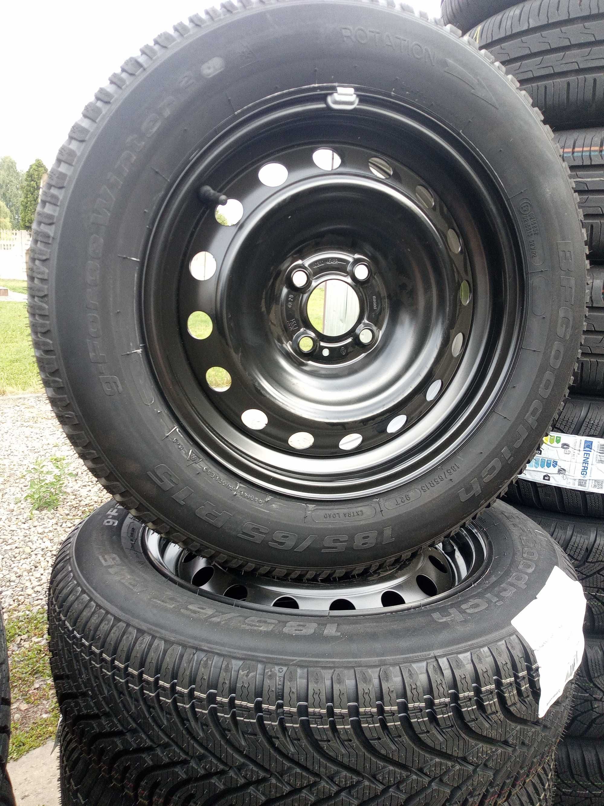 Koła stalowe zimowe Reno Clio V 185/65R15 BfgoodrichG-Force Winter2