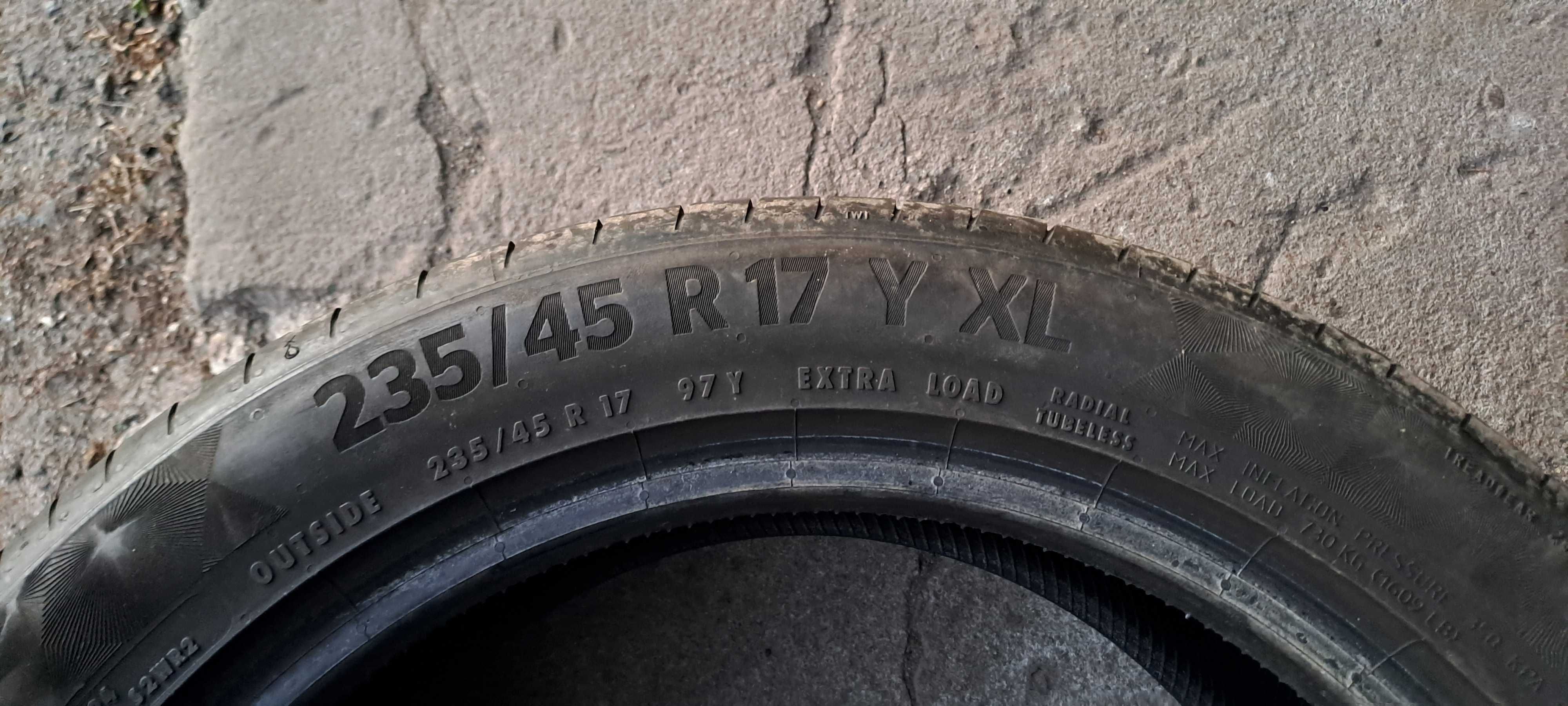 2x Continental 235/45/17 94Y XL PremiumContact 6 opony letnie