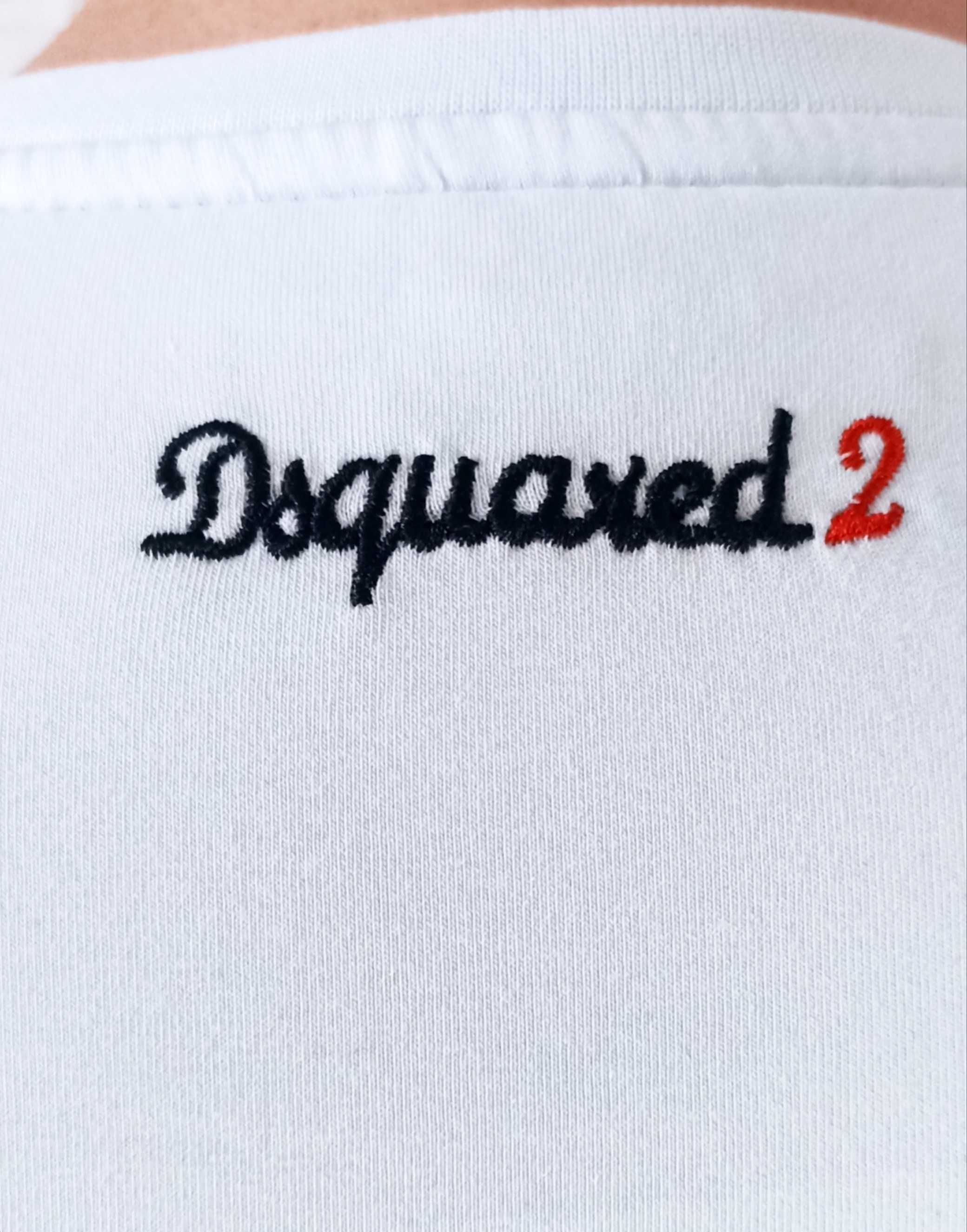 Dsquared2 Icon T-shirt koszulka biała r.S,M,L,XL,XXL