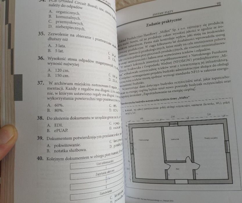 Testy A.32 Organizacja i Monitorowanie Przepływu Zasobów i Informacji