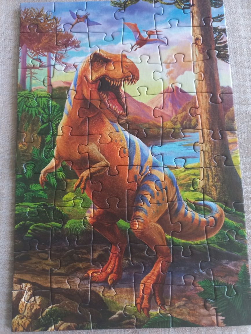 Puzzle mini dinozaur 54 elementy