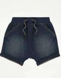 Spodenki chłopięce / miękki jeans GEORGE 80-86