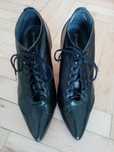 Sznurowane botki retro vintage