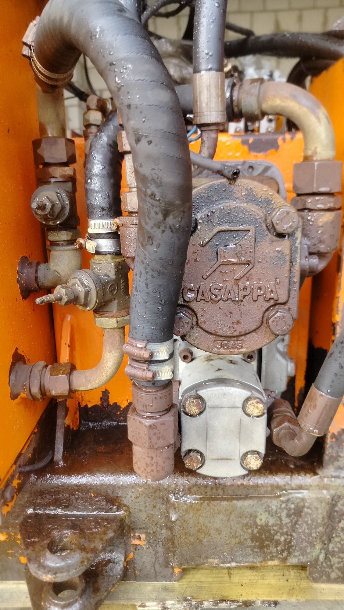 Zasilacz, agregat hydrauliczny, do listwy, kosiarki