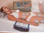 Electroestimulação muscular.