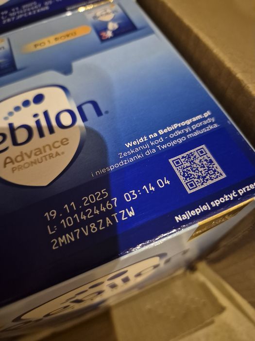Sprzedam 6 opakowań mleka bebilon 2