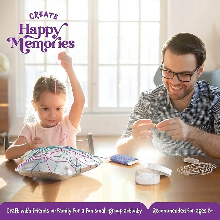 Zestaw dla dzieci rękodzieło dyi gwiazdka 3d string art