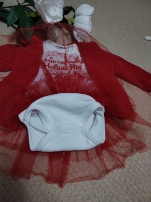 Боді сукня "Мій перший Новий рік"