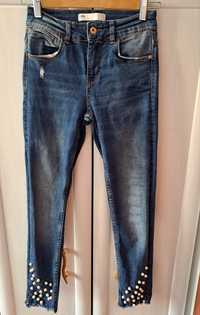 Spodnie jeansowe Zara XS