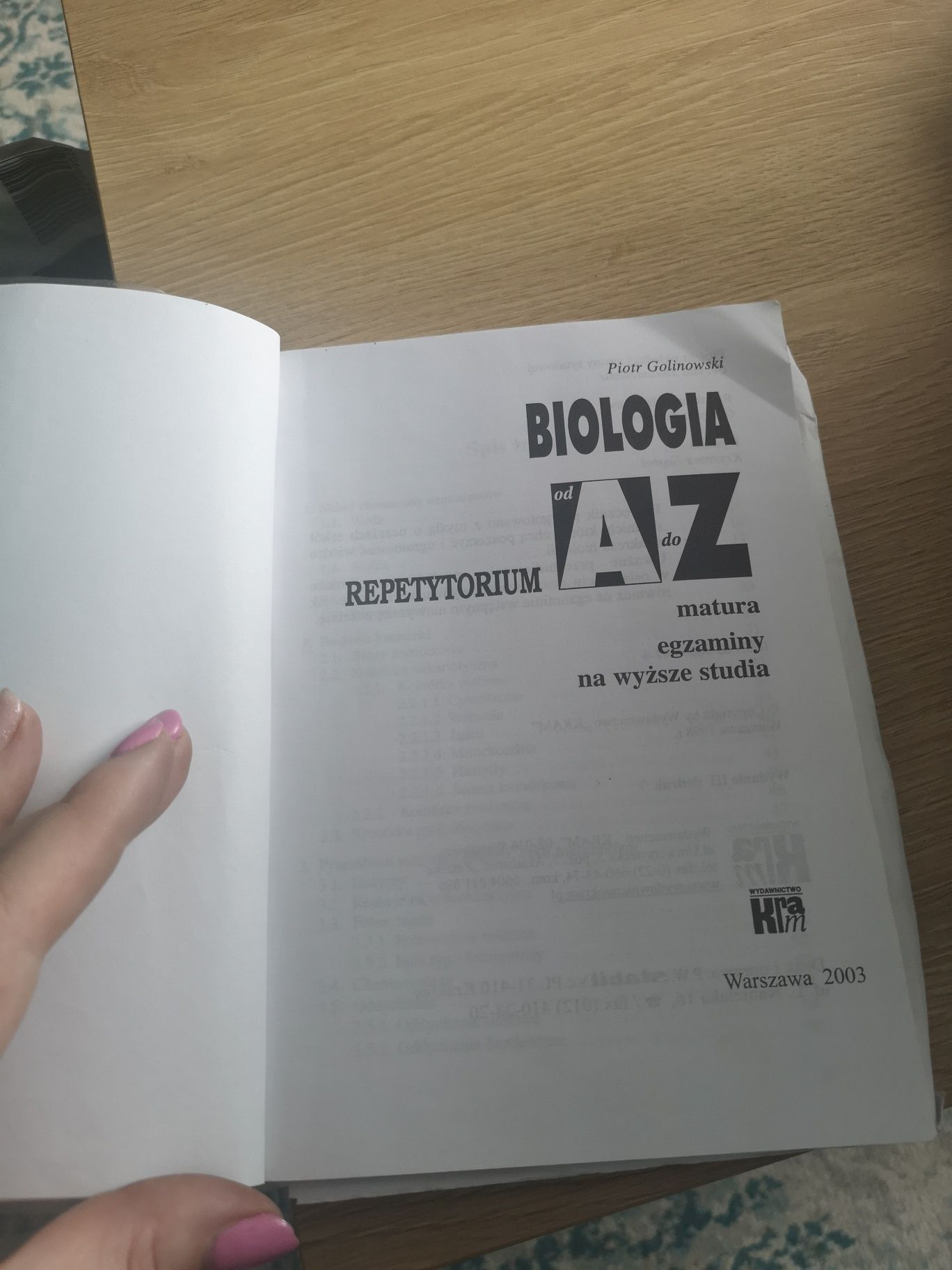 Repetytorium biologia liceum