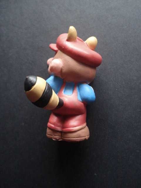 Rara mini figura do jogo Nintendo super Mário Tannoki de 1992