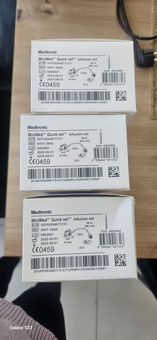 Quick set 6mm Wkłucia opakowanie 10szt