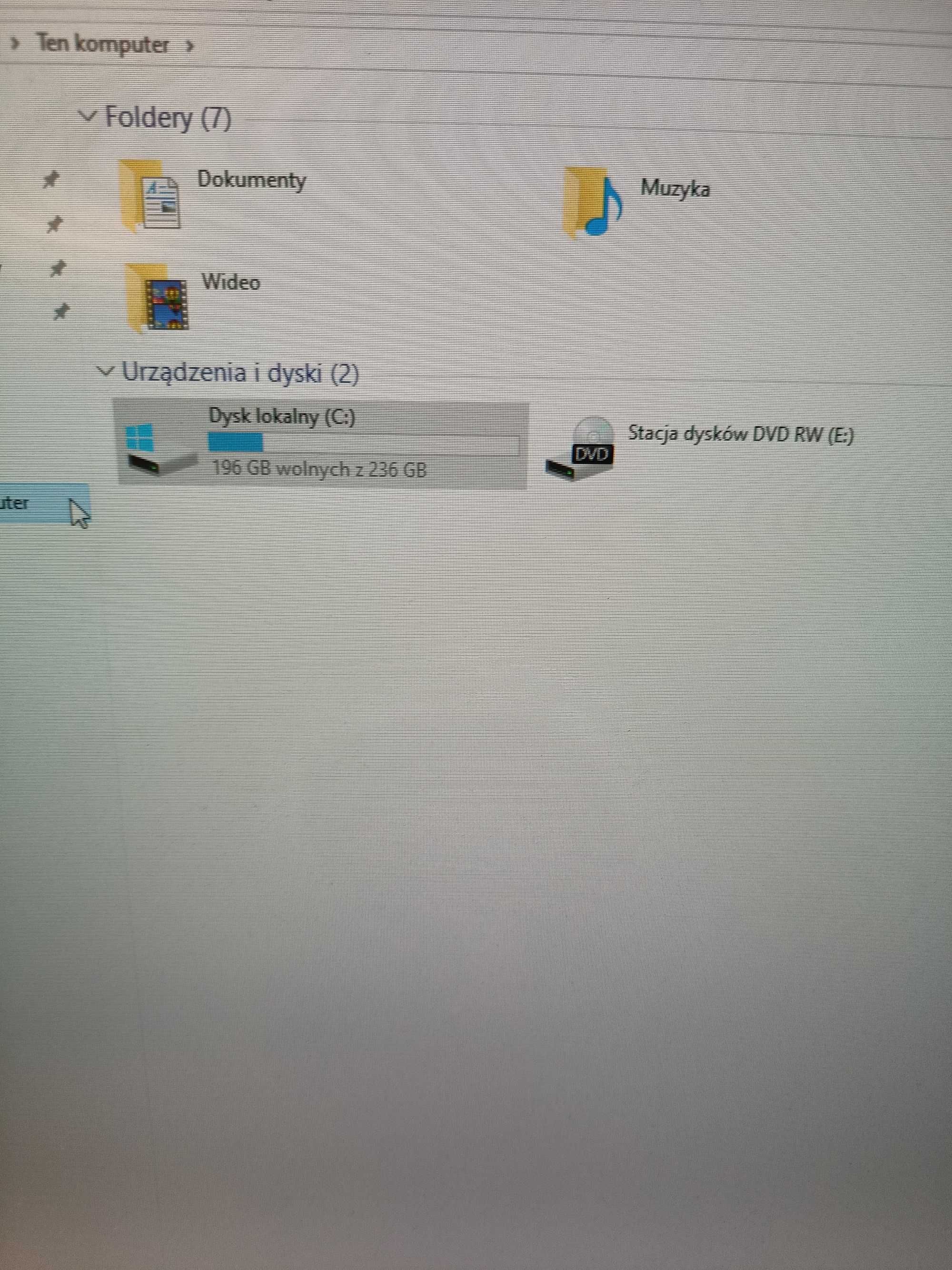 Komputer HP / i5 7400 / gtx 1050 / 8gb ram ddr4 / ssd / mocny komputer