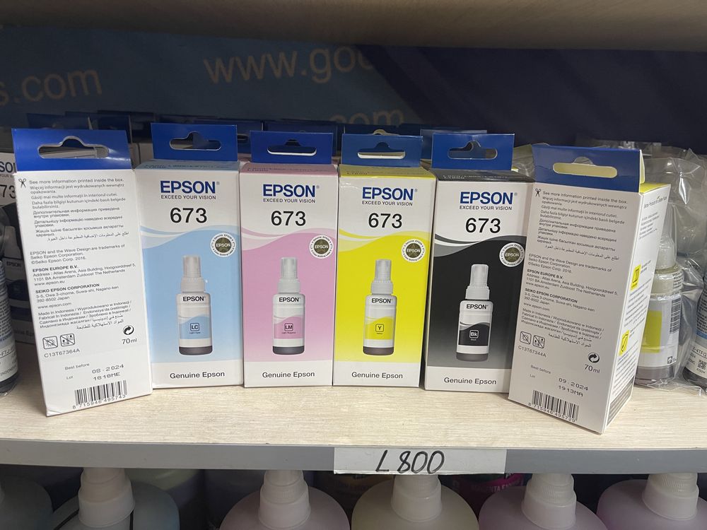 Чернила для принтера Epson 673, 108 серия, L805, L8050, L18050