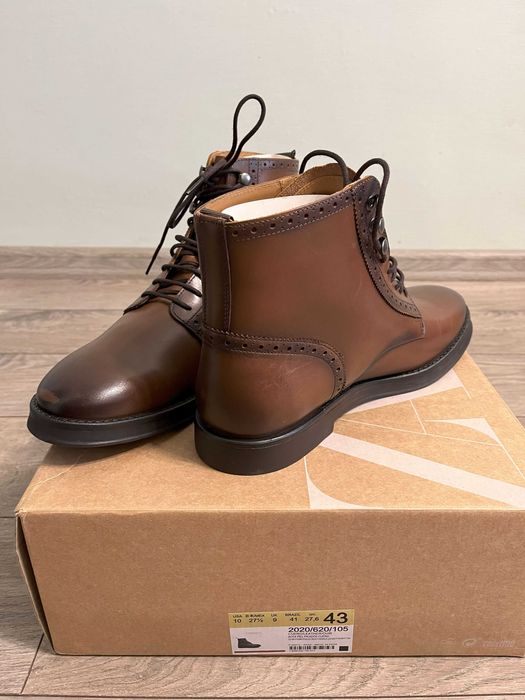 Чоловічі шкіряні Ботинки ZARA, НОВІ, оригінал