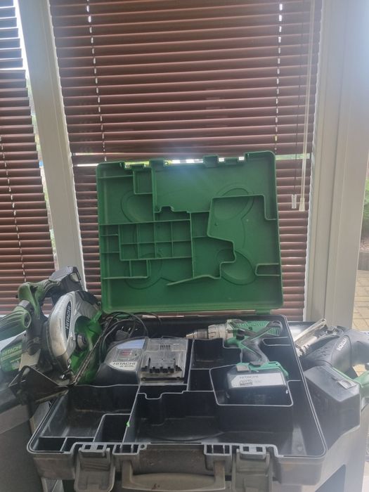 Hitachi, zestaw elektronarzedzi, stan bdb, zapraszam.