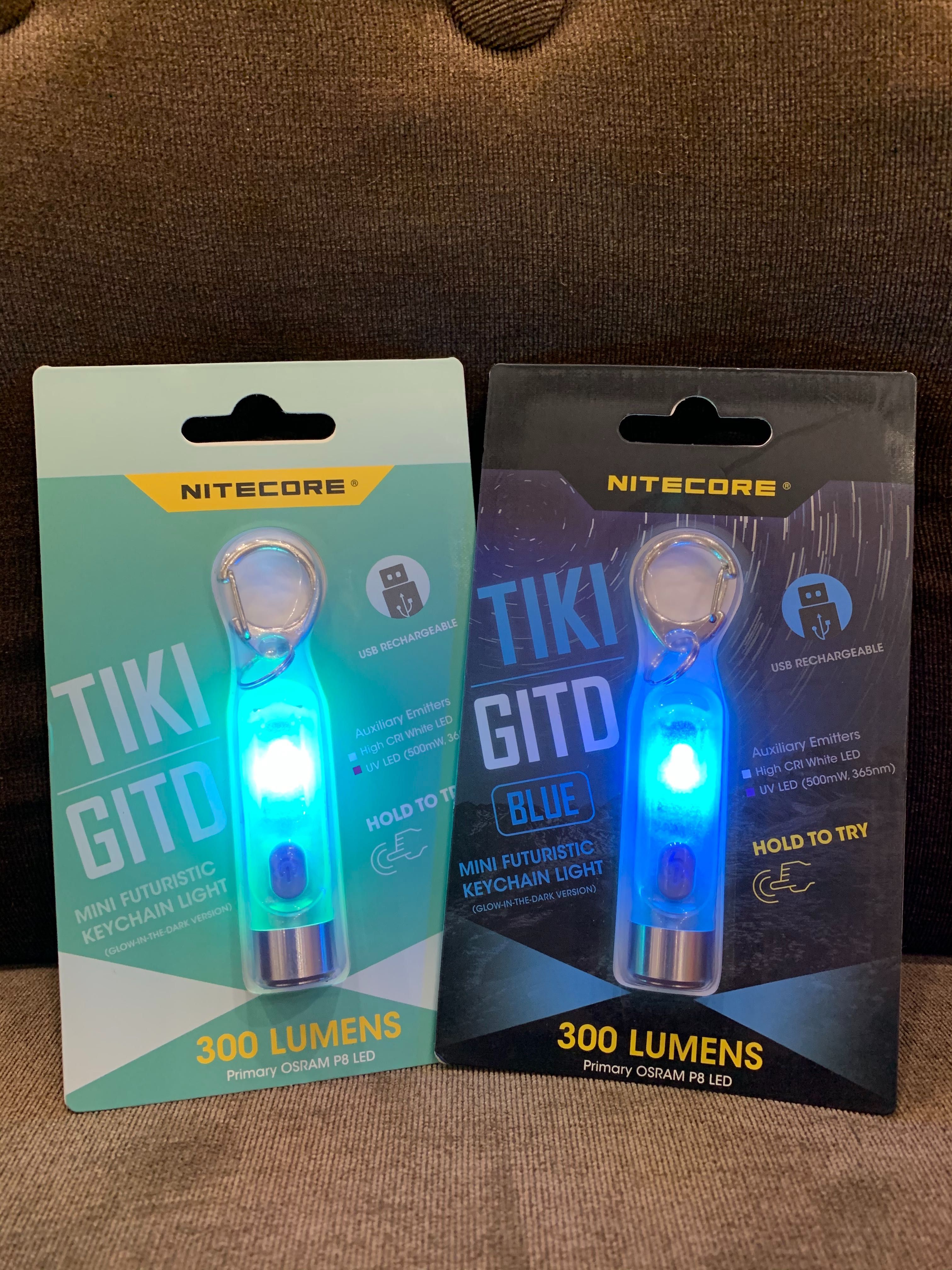 Nitecore TIKI GITD люмінесцентний з ультрафіолетом/потужний наключник