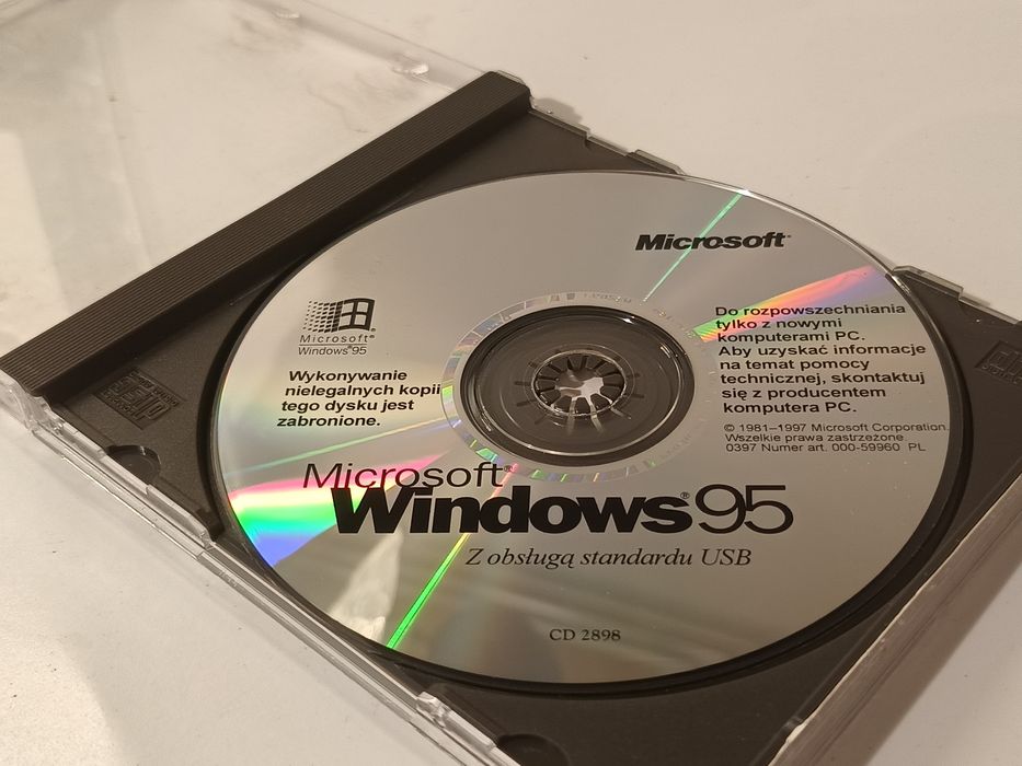 Windows 95 PL CD \ sprawny