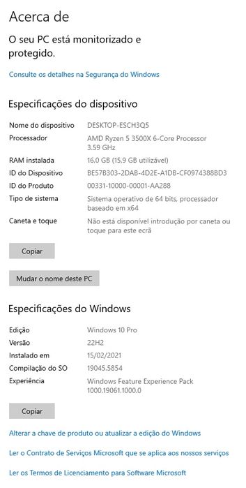 PC Gaming Ryzen 5 3500X 6 Core