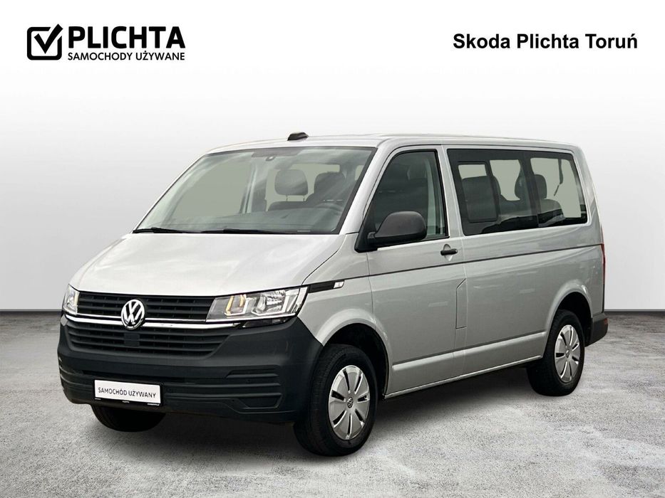 Volkswagen Transporter 2,0 TDI 150 KM DSG LED Tempomat Czuj. parkowania 9 miejsc ASO FV23%