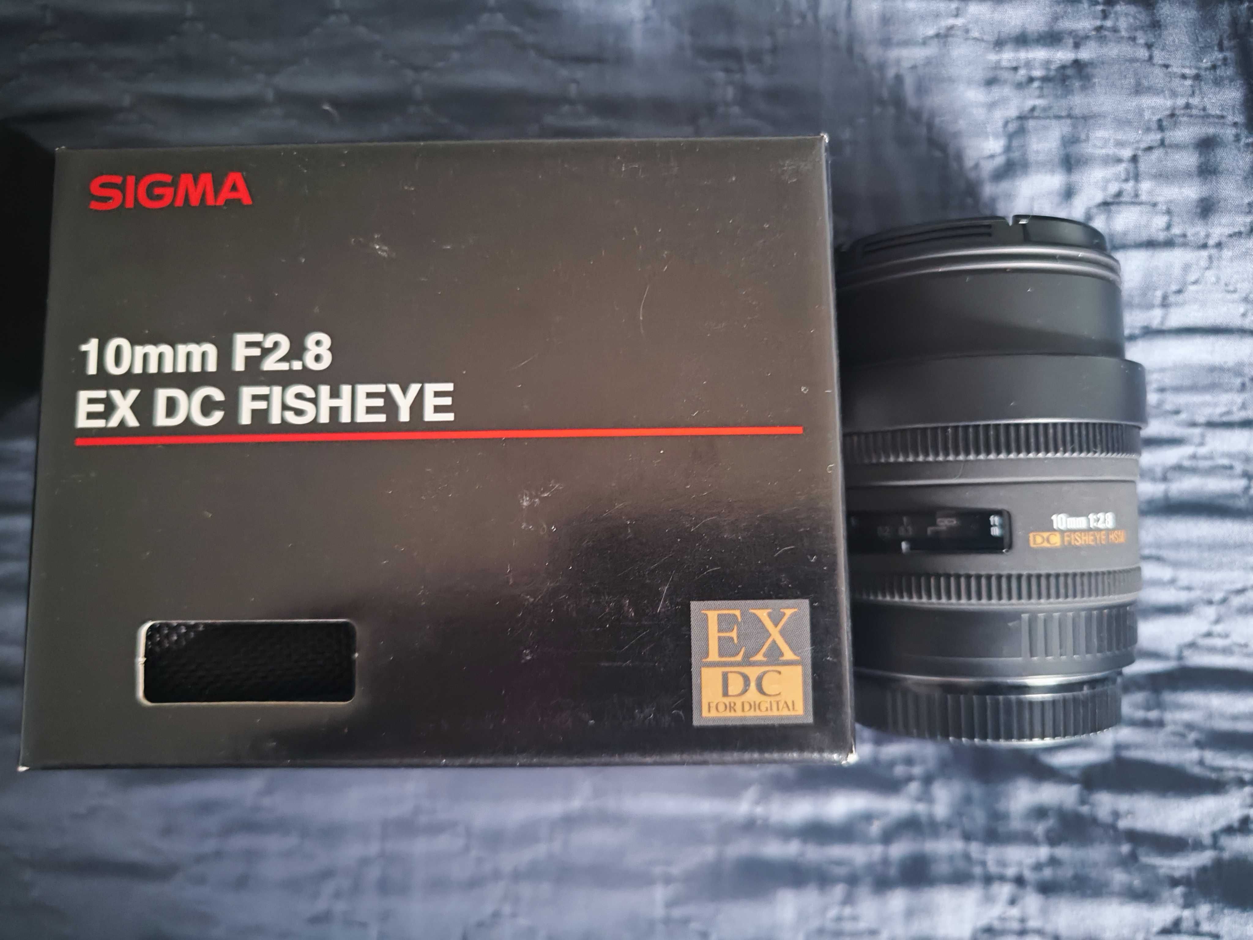 Obiektyw Sigma 10mm F2.8 EX DC FishEye (Canon)