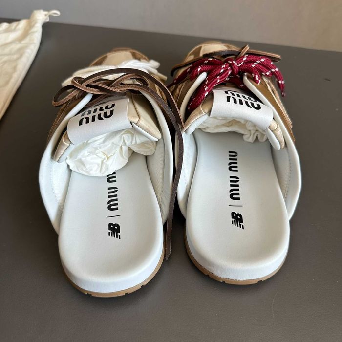 NewBalance_x_MiuMiu_530 SL Mule Brązowy 39