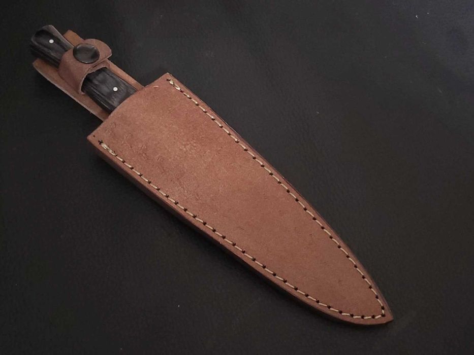 damast sztylet NÓŻ myśliwski 22cm wykonany ręcznie stal damasceńska