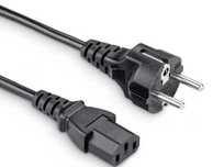 4x Kabel Zasilający PC monitor drukarka 1-1,8m