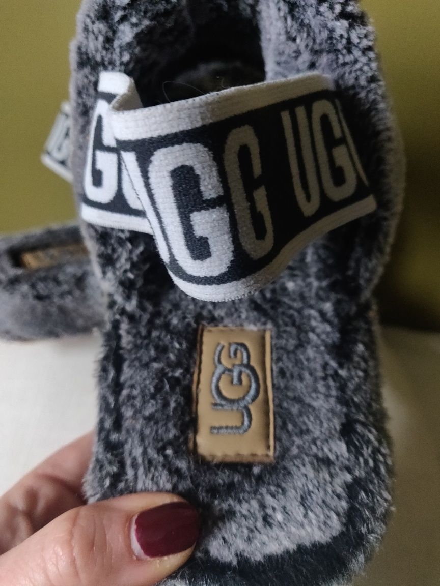 Sandały klapki kapcie UGG 39 szare