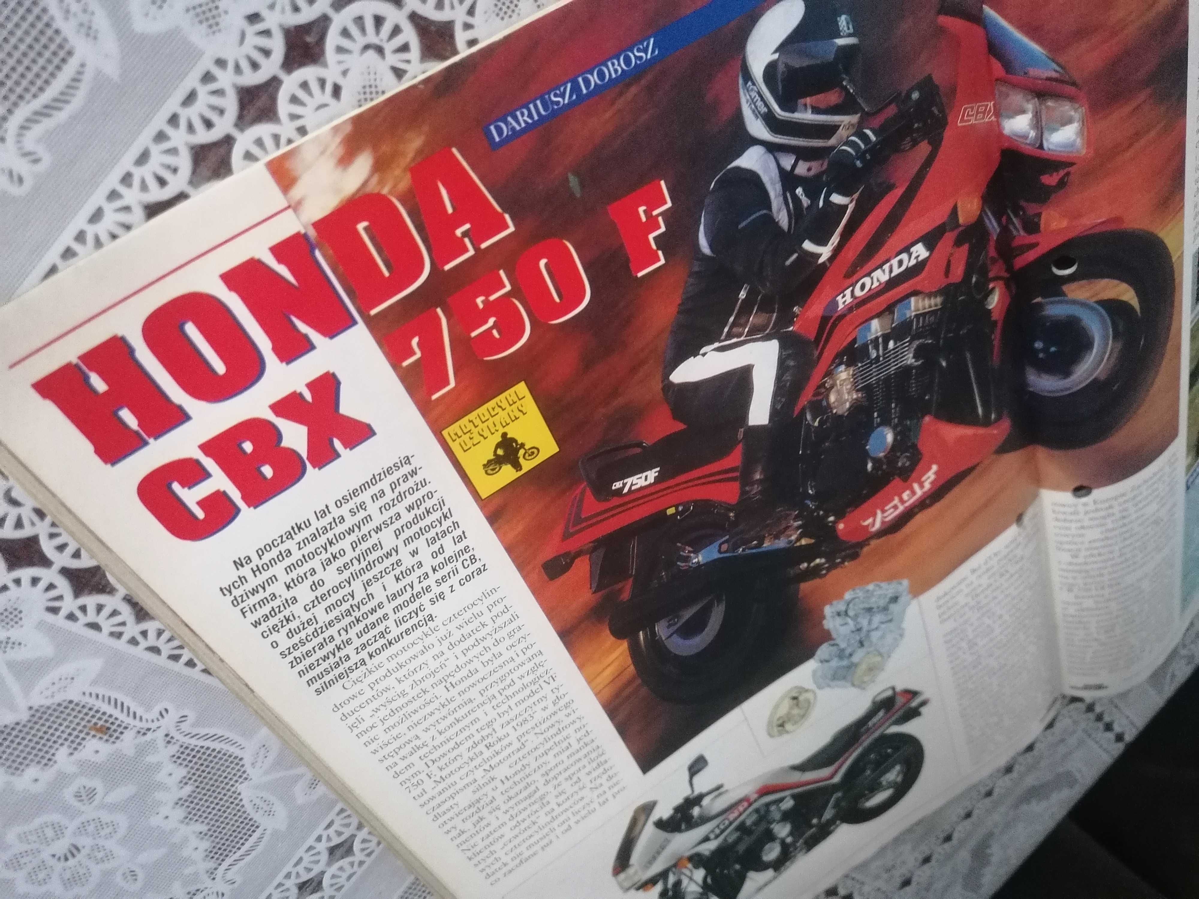 Gazeta świat motocykli JUNAK Honda GL 1500SE HONDA CBX 750 F DKW