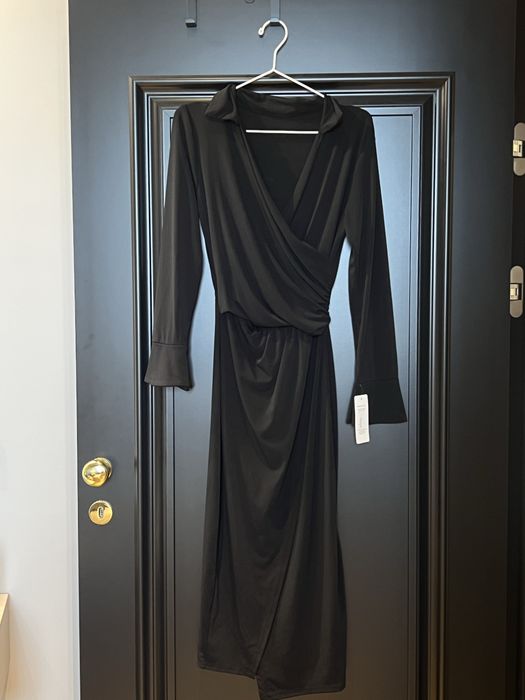 NEW COLLECTION sukienka czarna wizytowa r. M