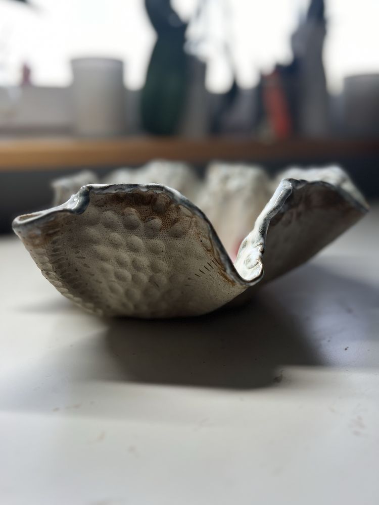 Ceramiczna miska ozdobna rękodzieło