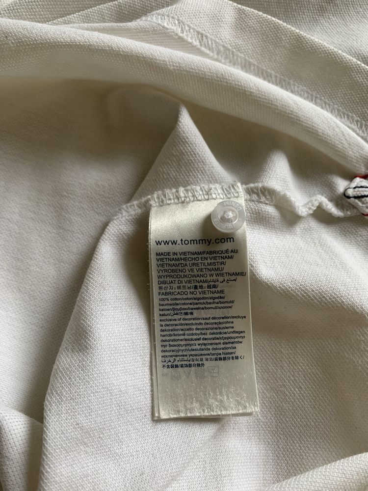 Біла поло Tommy Hilfiger