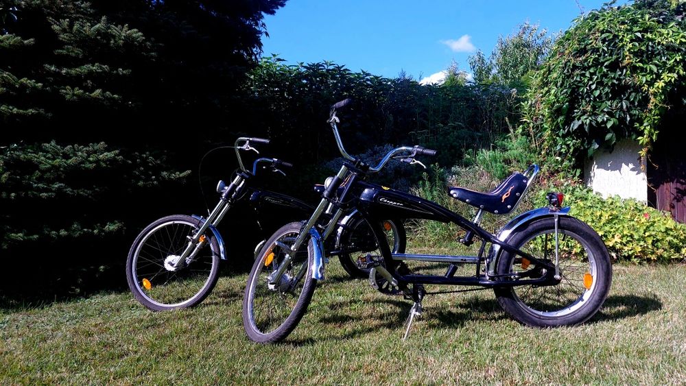 1/2 Części do dwóch rowerów chopper
