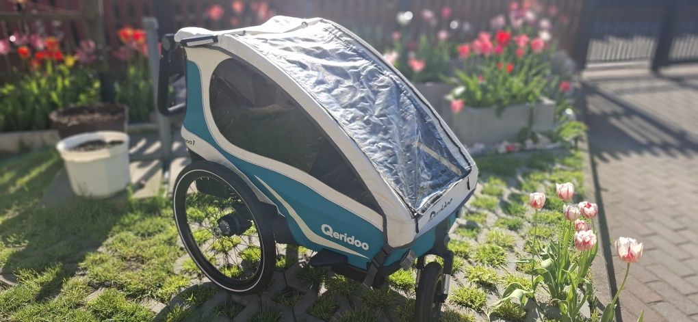 Przyczepka rowerowa Qeridoo Kidgoo 1